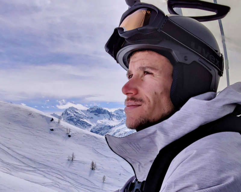 Auf der Piste: Sérgio ist "Skiverrückt".
