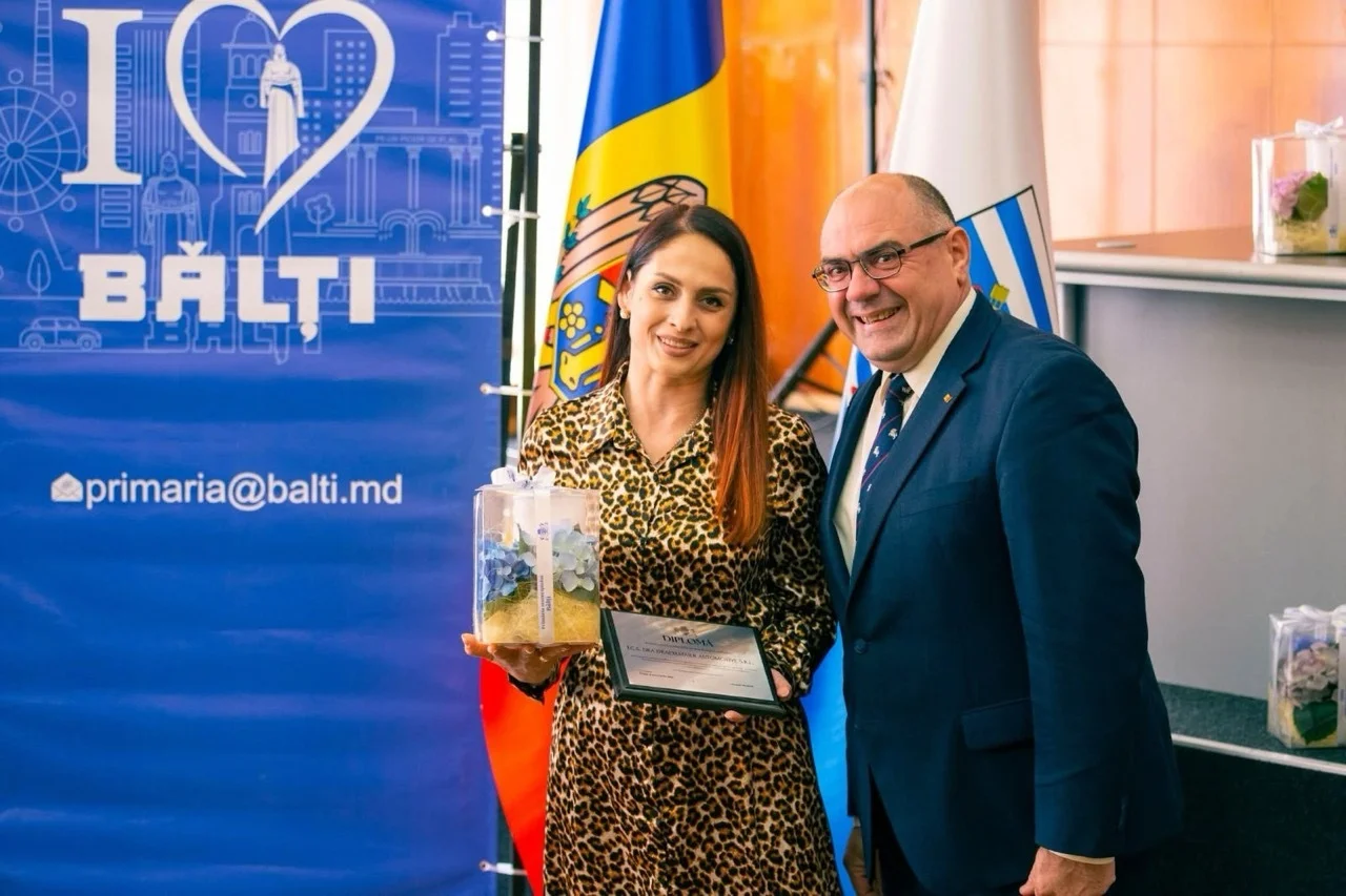 DRÄXLMAIER Moldawien erhält Dankesurkunde der Stadt Bălți