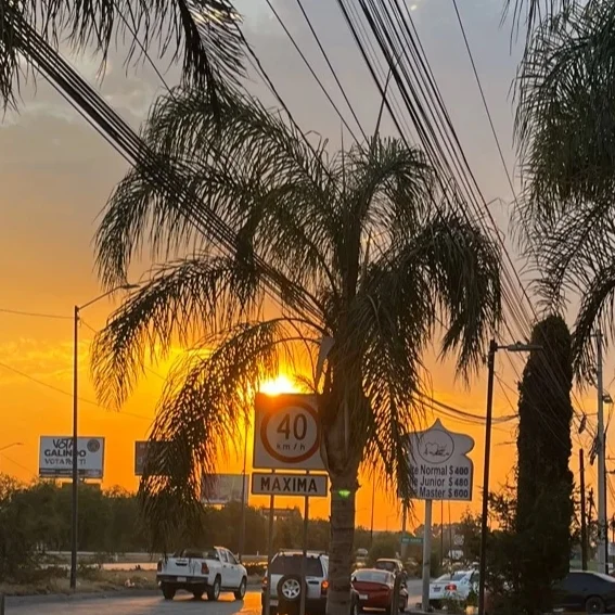 Sonnenuntergang in Mexiko
