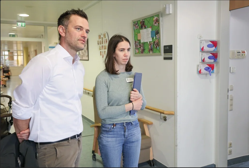 Johannes Montags im Herzzentrum in München