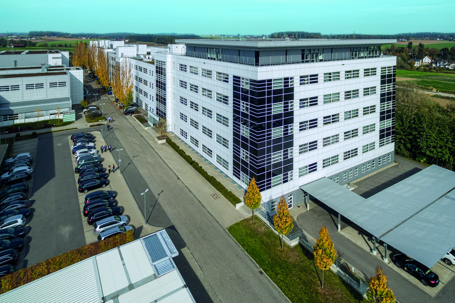 aerial view of the headquarters in Vilsbiburg, Germany